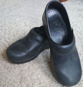 Dansko Black Nursing Clogs